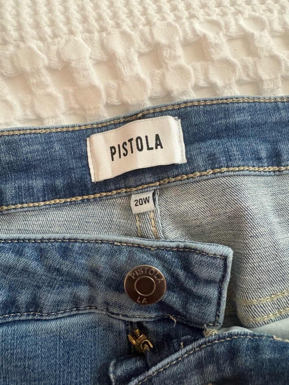 pistola Light Blue High-Rise Jeans